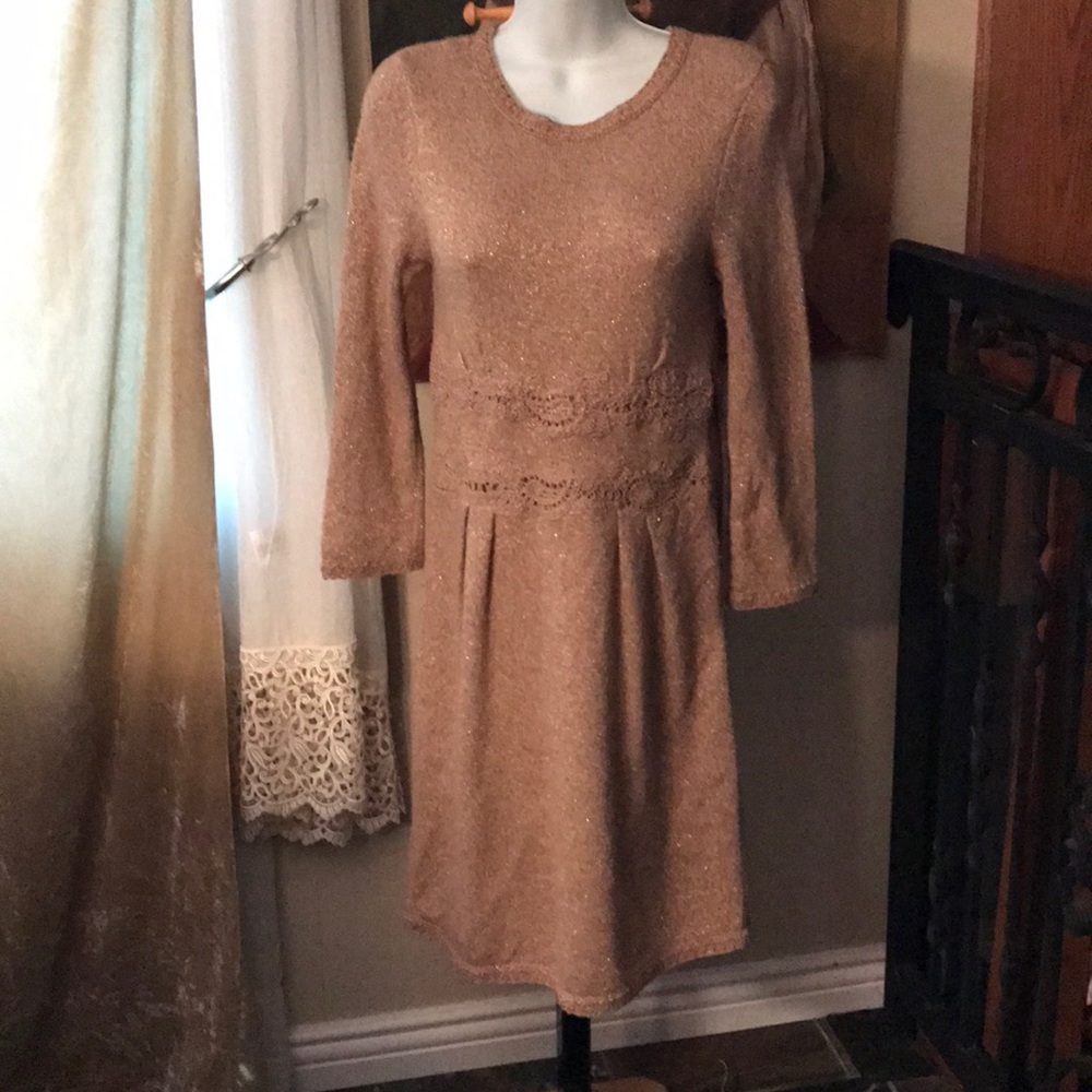 Alberta Ferretti wool Cashmere angora sz4 dress